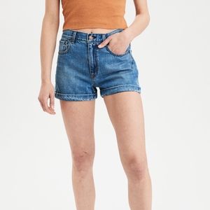 American Eagle Denim Mom Shorts